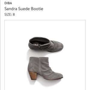Gray Suede Booties